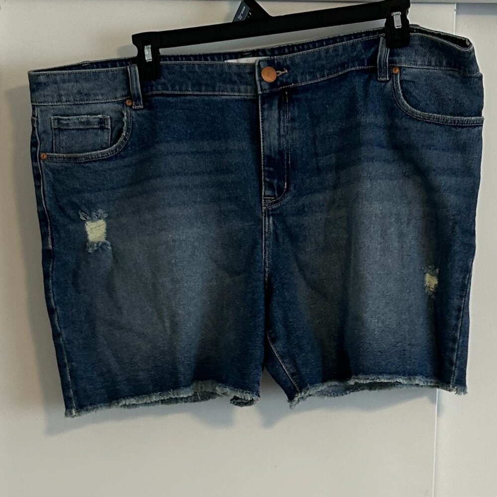 Lane Bryant Cut-off Jean Shorts, Sz 20, NWWOT